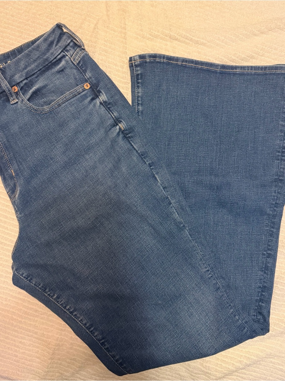 American Eagle Outfitters Curvy Super High-Rise Flare Jeans
